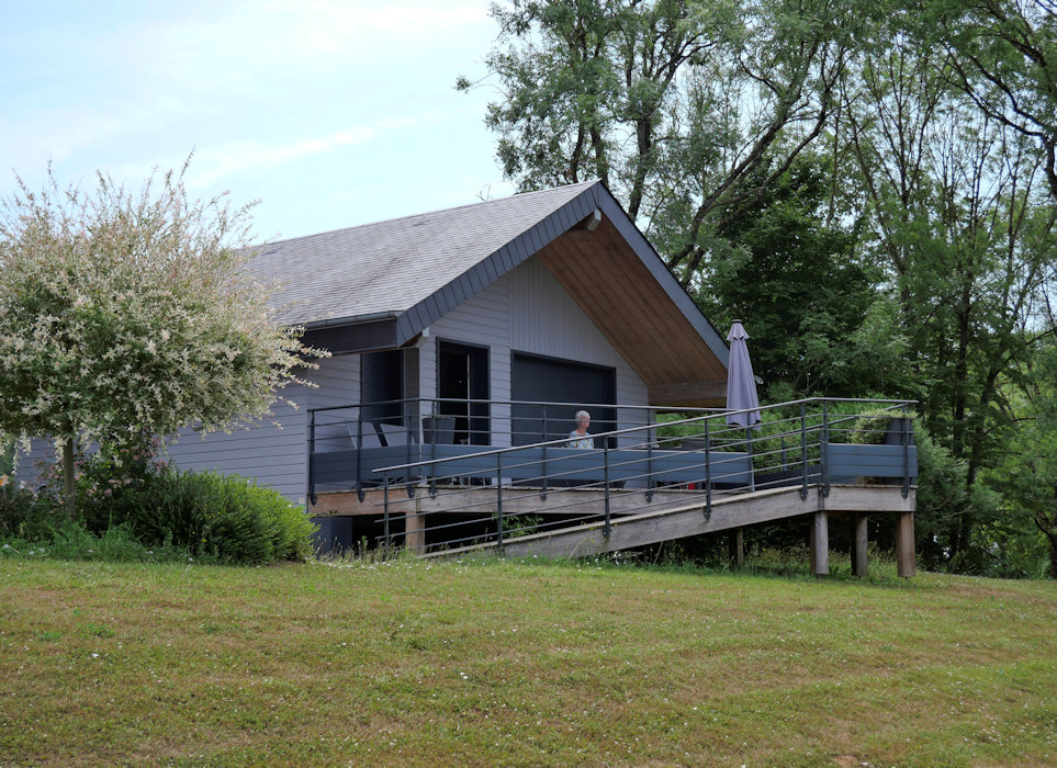 the chalet from the left