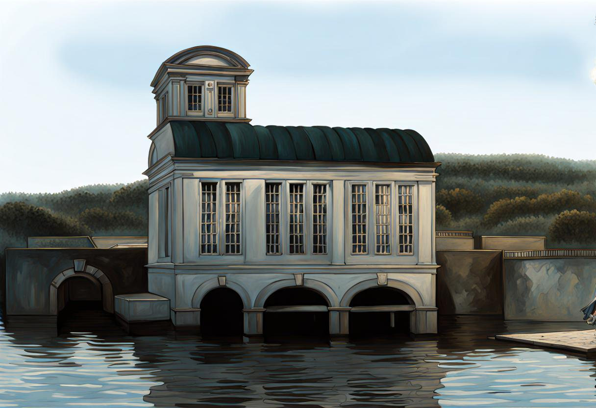 jyvaskyla labour and leisure - old hydroelectric plant artwork