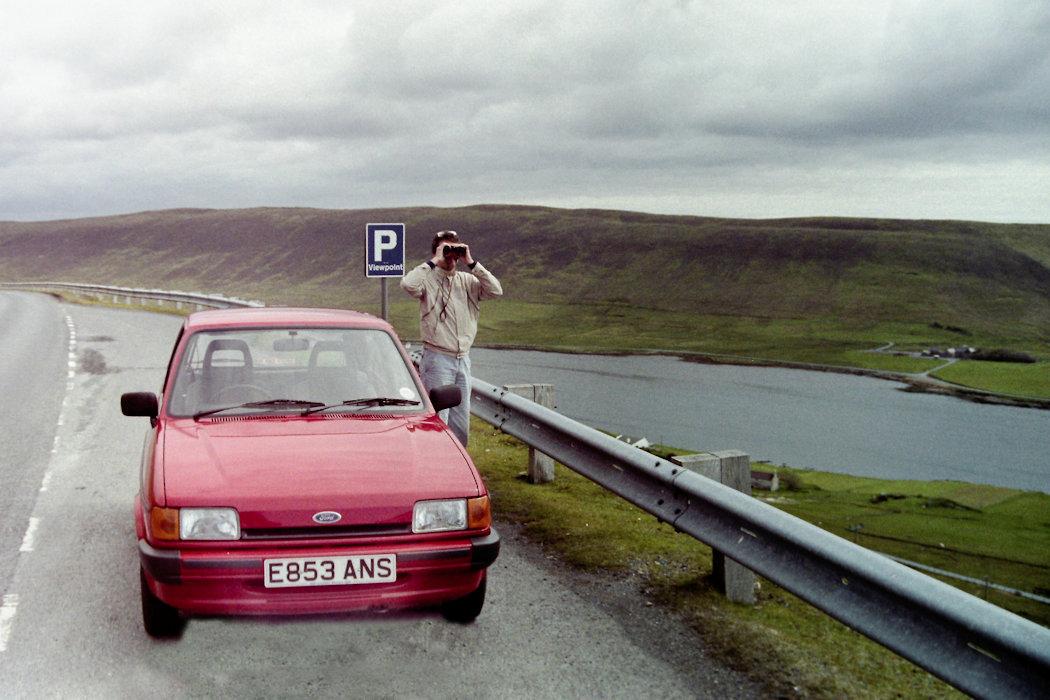 shetland-1989-west-mainland-with-our-car