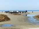 beach bar under construction