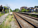 Cycling the Somme - Railway tracks in Picquigny