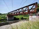 Cycling the Somme - Virginie de Somme bridge 1