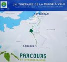 map of the voie verte of the Meuse