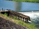 fish ladder at the weir
