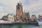 Grote Kerk Dordrecht - style transfer Deepai