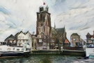Grote Kerk Dordrecht - style transfer Deepai