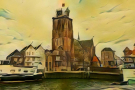 Grote Kerk Dordrecht - style transfer Deepai