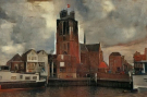Grote Kerk Dordrecht - style transfer Nightcafe