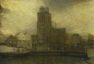 Grote Kerk Dordrecht - style transfer Nightcafe
