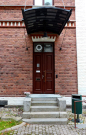 Jyvaskyla university old campus - library entrance