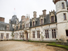France 2022 - Castle of Regnière-Écluse - looking in from the stairs  