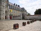 Cycling the old railway of Ponthieu - St Riquier abbey