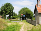 Cycling the old railway of Ponthieu - crossing