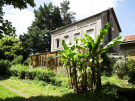 Cycling the old railway of Ponthieu - Conteville station with banana tree