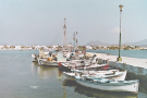milos 1988 adamantas - jetty with fishing boats