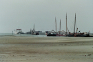 Our first visit to Wadden island Ameland (june 1993) -  Harbour with the ferry