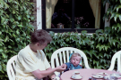 Our first visit to Wadden island Ameland (june 1993) -  Elvin and Rita at Nobel in Ballum