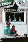 Our first visit to Wadden island Ameland (june 1993) -  Rita and Elvin at hotel De Zwaan in Hollum