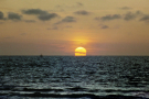 Our first visit to Wadden island Ameland (june 1993) - Sunset over the North Sea