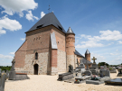 axe vert - autreppes to beaurain - fortified church at beaurain