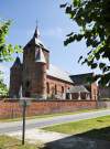 axe vert - ohis to autreppes - fortified church of autreppes