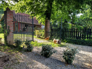 babs-cottage-preures-9 fbike-shed-with-chicken