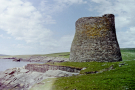 shetland 1989 - close-up of broch of moussa