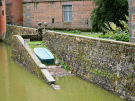 carrouges castle orne 19 - boat and goose on ramp