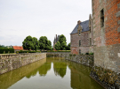 carrouges castle orne 7 - looking towards the gate from the bridge