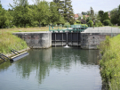cycling the somme - locks at pont remy