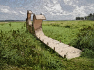 art on the former island of schokland 2021 - dichter op het water - golfpaarden 2 art