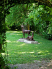 domaine le parc deer statue