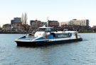 dordrecht- a town filled with goold old days - passenger ferry with view of Zwijndrecht