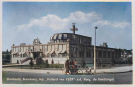 postcard dordrecht 1939 the new "de holland of 1859" building - colorized
