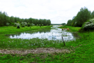 at the end of the lake - slightly lower water level