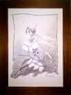 original drawing of clochette by loisel