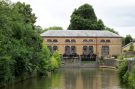 electricity plant or water-powered factory