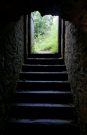 stairs to an underground passage