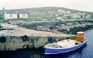 hebrides 1980 north-uist: some sort of ferry at berneray