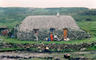 hebrides 1980 north-uist: house at cheesebay
