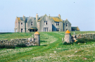 hebrides 1980 north-uist: derelict mansion of erskine beveridge