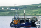 hebrides 1980 skye - fishing boat at uig pier