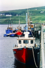 hebrides 1980 skye - fishing fleet at uig pier