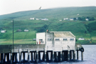 hebrides 1980 skye - office building at uig pier