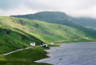 hebrides 1980 skye - loch fada with view of storr