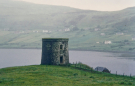 hebrides 1980 skye - martello tower at bay of uig