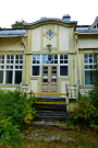 jyvaskyla finland city centre - wooden house detail