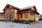Jyvaskyla railway station - the old station building - now full of horeca