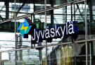 Jyvaskyla railway station - the new glass steel and contrete station building