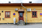 Jyvaskyla railway station - the old station building - now full of horeca
